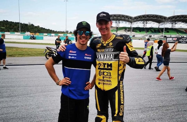 Baggi scherza: "Morbidelli mi ha chiesto un autografo"