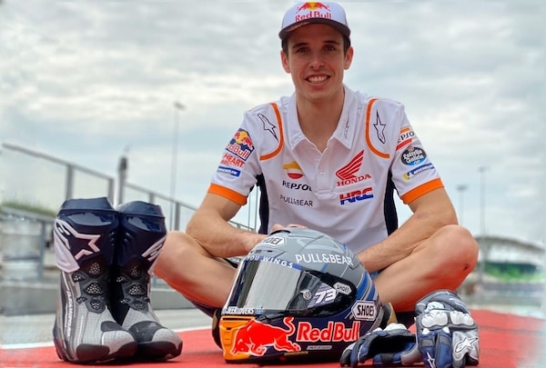Alex Marquez: nuovo casco per i test di Sepang