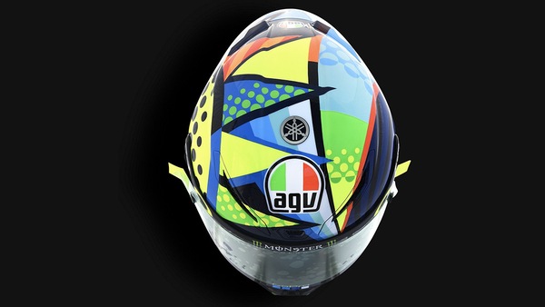 MotoGP: il casco di Rossi per Sepang