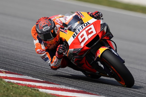 Test Sepang, Marquez: “Fatico molto fisicamente, più del previsto”