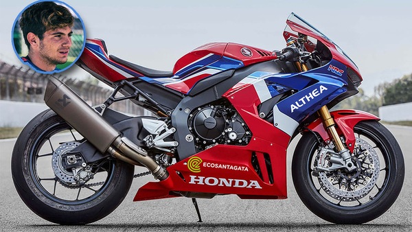 Lorenzo Gabellini nel CIV con Honda Althea