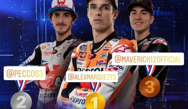 MotoGP: Alex Marquez vince la prima gara virtuale al Mugello