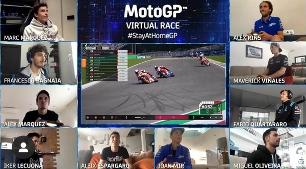 Le gare virtuali della MotoGP tra favorevoli e contrari