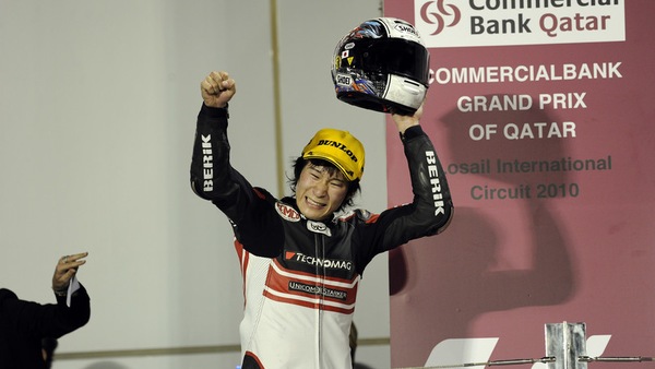 Dieci anni fa: a Losail, l'unica e indelebile vittoria di Tomizawa