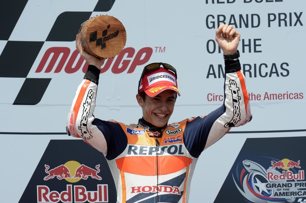 21 aprile 2013: Marquez conquista la prima vittoria in MotoGP