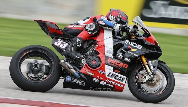 Ducati nella storia USA: sale sul podio del MotoAmerica