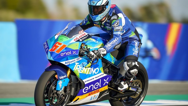 MotoE, sfortuna per Zaccone: incendio e infortunio al femore