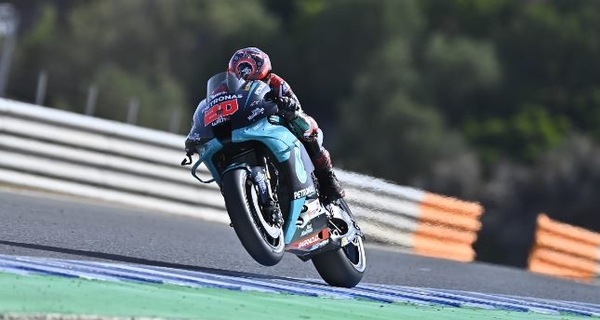 A Jerez Quartararo fa il diavolo a quattro, Rossi in Q2