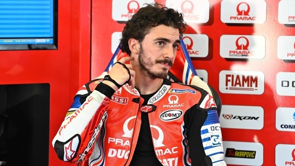 Frattura alla tibia per Bagnaia, termina per lui il weekend ceco