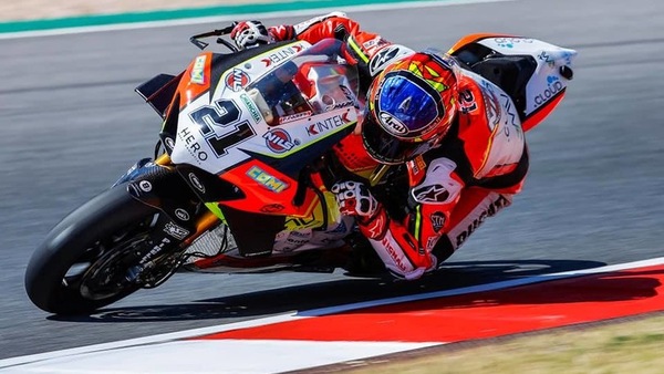 SBK Portimao, Rinaldi: “Felice di essere la prima Ducati ma puntavo al podio”