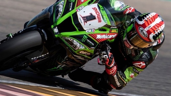 SBK, Test Aragon: Rea è subito la lepre del gruppo