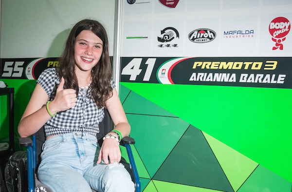 CIV: Arianna Barale nel paddock a due mesi dall'incidente: “Tornerò più forte!”