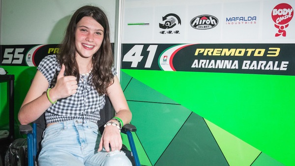 CIV: Arianna Barale nel paddock a due mesi dall'incidente: “Tornerò più forte!”