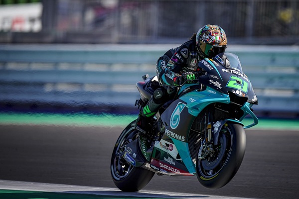 MotoGP, Barcellona FP2: Morbidelli al top, Rossi è nono