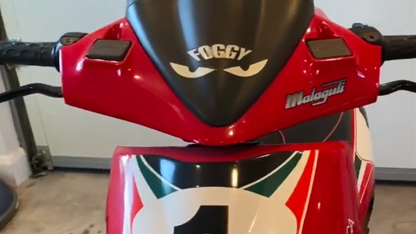 Fogarty ritrova il suo ultimo scooter da paddock
