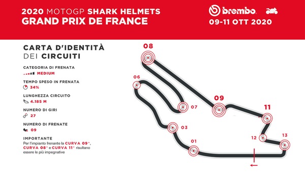 MotoGP: si va verso l'uso dei freni in carbonio nel GP di Francia