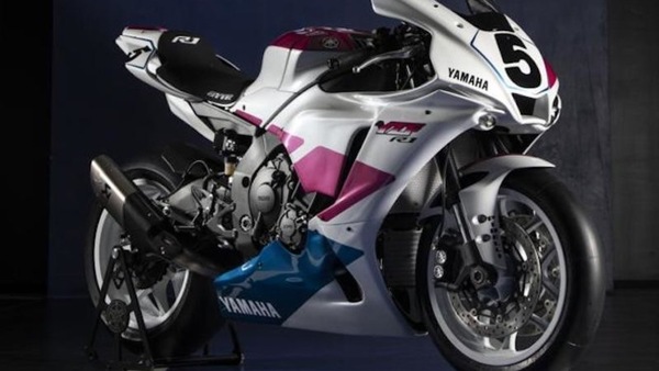 All'Estoril Yamaha ricorda Fabrizio Pirovano con la R1 "Piro Replica"