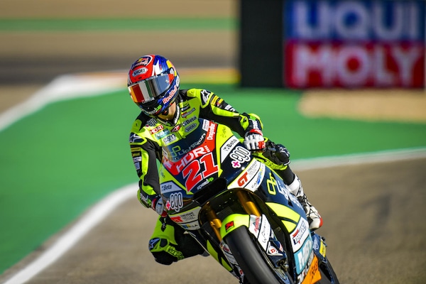 Moto2, Di Giannantonio: "Lowes volava in gara, ma sono soddisfatto del podio"