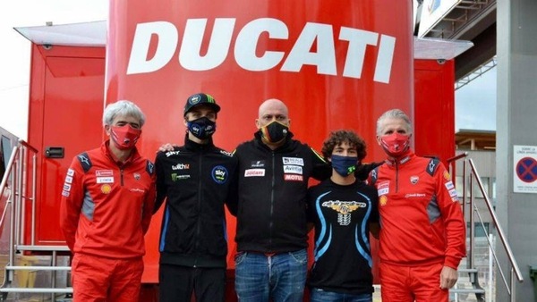 Bastianini e Marini in MotoGP con Esponsorama Racing Ducati