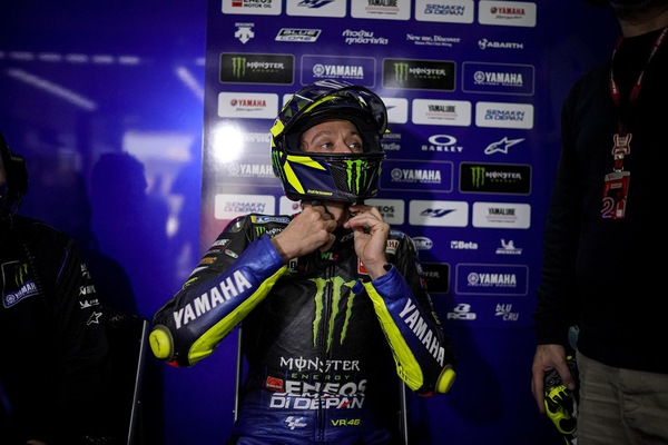 GP Portogallo, Rossi: “Caduta strana, non avevo feeling all'anteriore”