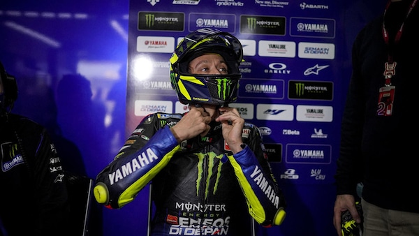 GP Portogallo, Rossi: “Caduta strana, non avevo feeling all'anteriore”