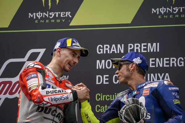 Jorge Lorenzo: “Rossi il migliore di sempre, poi Marquez e Agostini”