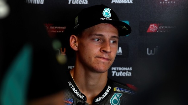 Quartararo: “Triste che un anno con tre vittorie non sia del tutto positivo”