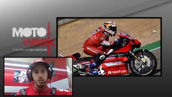 MotoWeek, Dovizioso: “Ducati? È sempre tutto esplosivo con gli italiani”