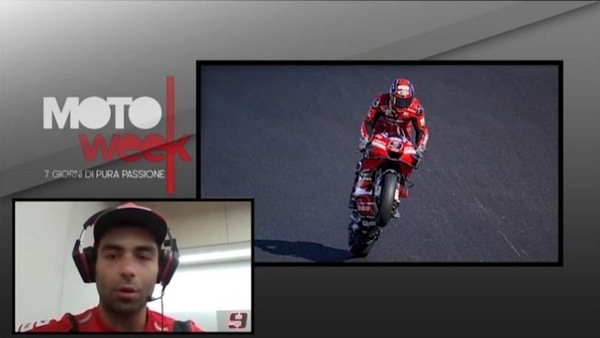 MotoWeek, Petrucci: “La Ducati è una moto suscettibile ai cambiamenti”