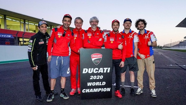 MotoGP, Ducati omaggia e ringrazia Dovizioso e Petrucci
