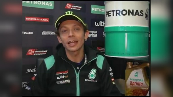 MotoGP: la prima uscita di Valentino Rossi con i colori Petronas