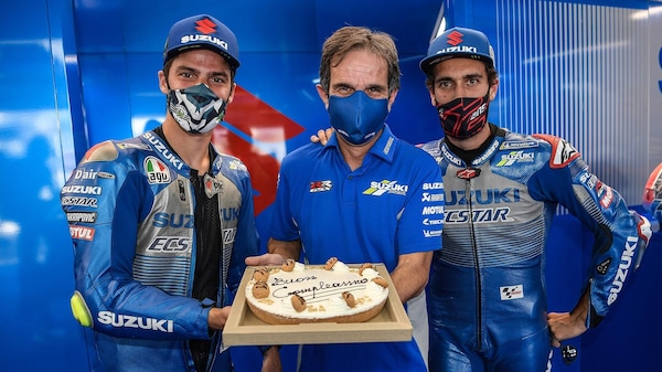 MotoGP, Suzuki: Rins e Mir salutano Davide Brivio