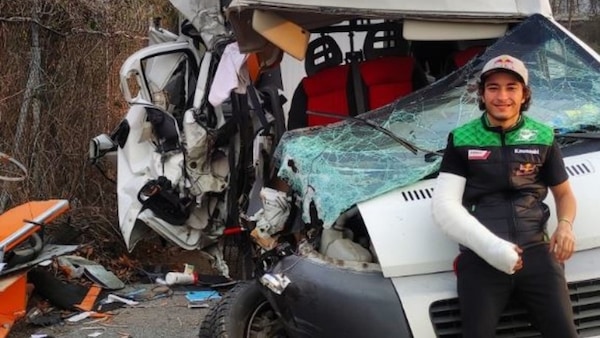 Per Can Oncu, solo qualche taglio da curare e un furgone da rottamare