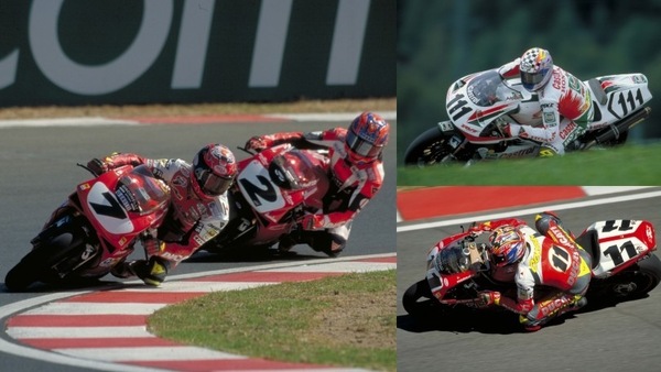 SBK: Fogarty, Chili, Corser, Slight in "Una Poltrona per 4", edizione 1998
