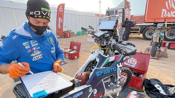 Dakar: brutta caduta per Gerini, che potrebbe essere costretto al ritiro