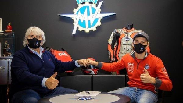 Moto2: Tommaso Marcon con MV Agusta Forward per alcune wild card