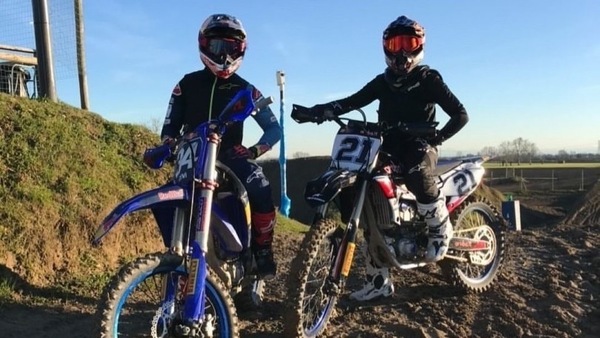 Passato e presente Ducati: Dovizioso e Rinaldi si allenano insieme in MX