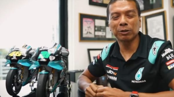 MotoGP: Razali in video con la nuova Yamaha M1 di Valentino Rossi
