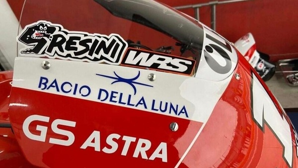 MotoGP, adesivo speciale per il Team Gresini al test di Valencia