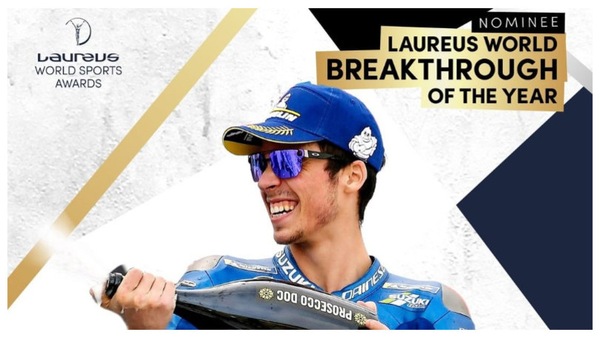 MotoGP: Mir candidato ai Laureus Award come rivelazione dell'anno