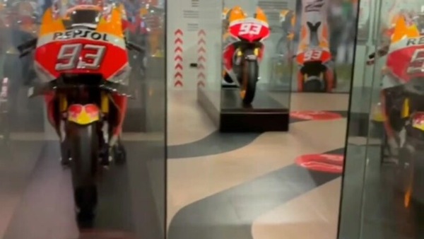 MotoGP: Marc Marquez mostra le sue Honda