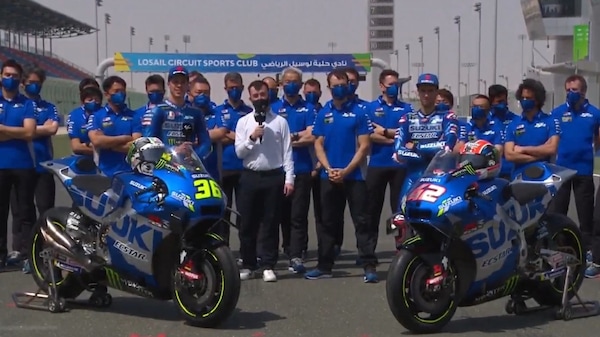 MotoGP, il Team Suzuki punta ancora al titolo con Mir e Rins