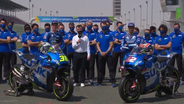 MotoGP, il Team Suzuki punta ancora al titolo con Mir e Rins