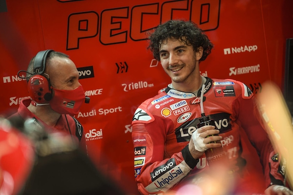 Test MotoGP, Bagnaia nono e felice: “Non ho cercato il tempo”