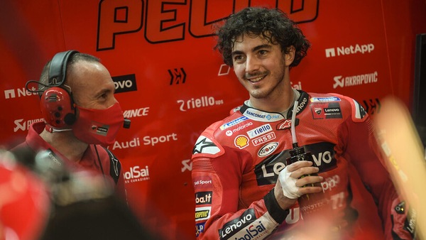 Test MotoGP, Bagnaia nono e felice: “Non ho cercato il tempo”