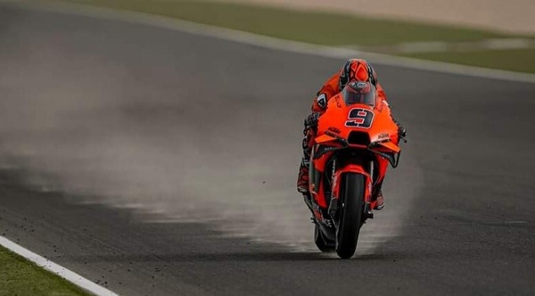 Test Qatar MotoGP, Day 3: una tempesta di sabbia ferma i piloti ai box