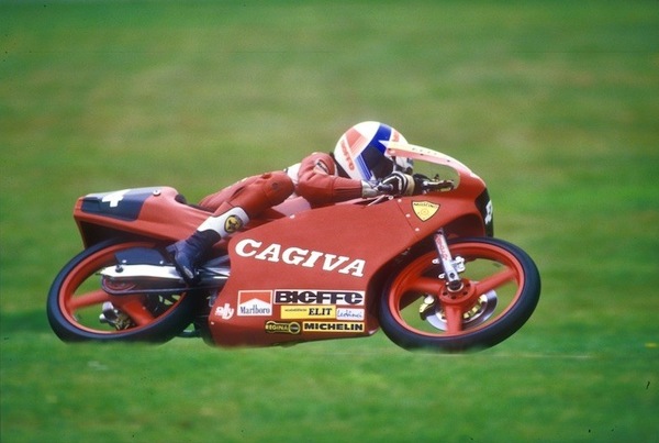 Cagiva 125 GP: la piccola Rossa finita in fondo al lago