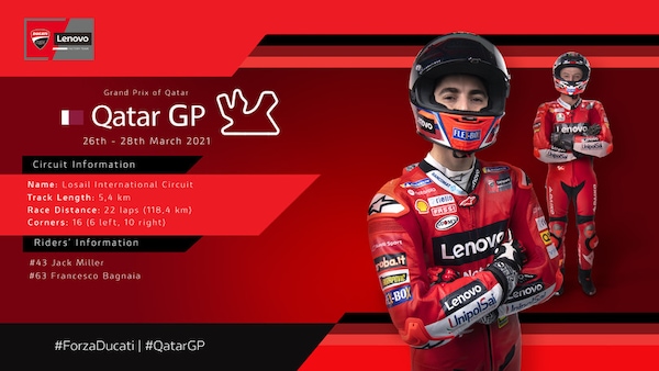 MotoGP, Miller e Bagnaia determinati in vista del Qatar