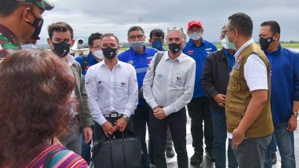 MotoGP: Uncini e Capirossi ispezionano la pista di Mandalika