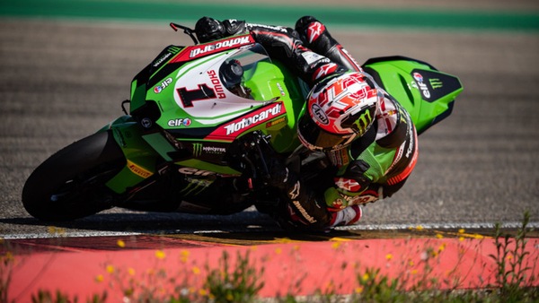 Test Aragon SBK, Day 2: Rea beffa Pedrosa e si issa al comando